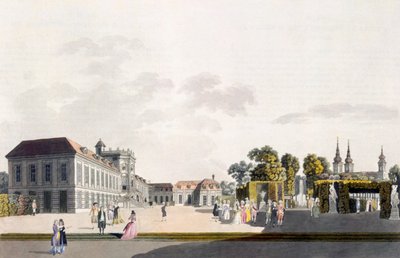 View of the Palace and Gardens Owned by the Prince of Kaunitz, Vienna by Laurenz Janscha